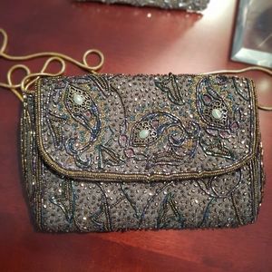 Vintage beaded clutch.